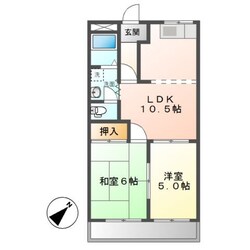 川越富洲原駅 徒歩8分 2階の物件間取画像